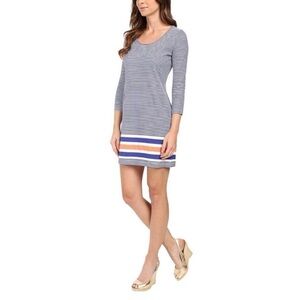 Lilly Pulitzer Striped Mini Dress - Blue, White, Orange